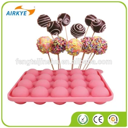 Silicone Cake Pops Mould Maker Baking Set Lollipop Sticks Pop Mold Cooking