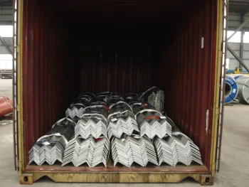 A6 Steel Angle Bars for loading