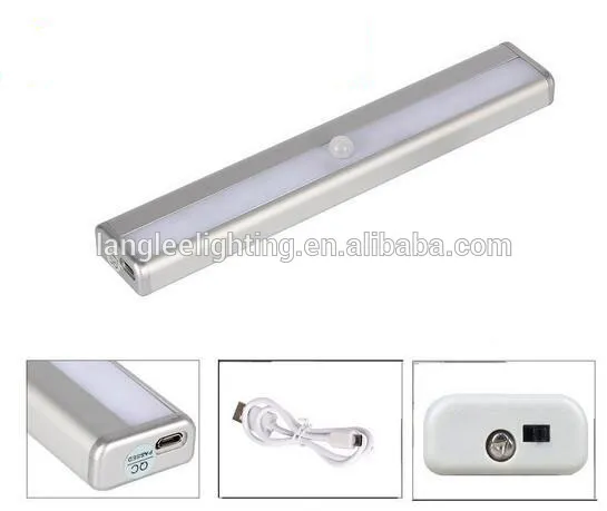 Motion Activated Sensor Built in Rechargeable Battery Closet Light