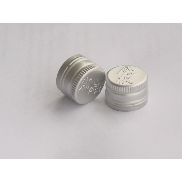 Top embossed Aluminum Spirits screwcaps