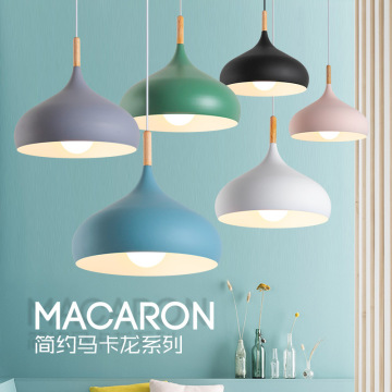 Modern Macaron Color Matching Chandelier for Nordic Minimalist Kitchen and Dining Room