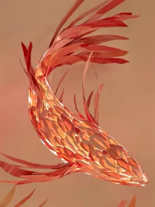 Unique Fish Design Chandelier Decor Pendant Lighting