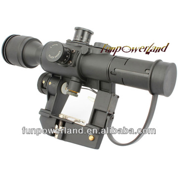 Funpowerland SVD Dragunov 4x26 Red Illuminated AK Rifle Scope
