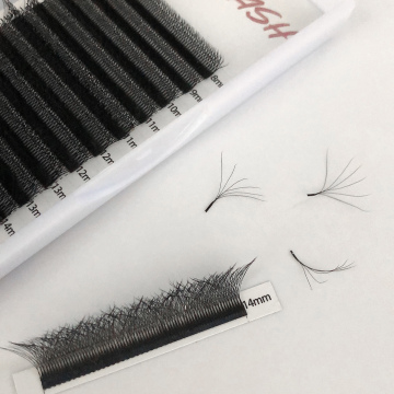 8D W Shaped Eyelash Extensions - Soft Volume 5 Leaf Handmade Clover Lashes