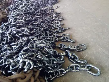 Stainless steel marine lifting chain