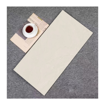 Wear-Resistant White Beige Glazed Matte Porcelain Tile - 400x800mm