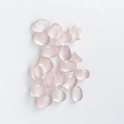 High Quality Natural Loose Rose Quartz Egg Shaped