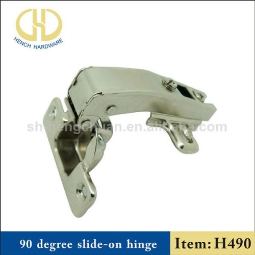 90 degree slide-on concealed hinge