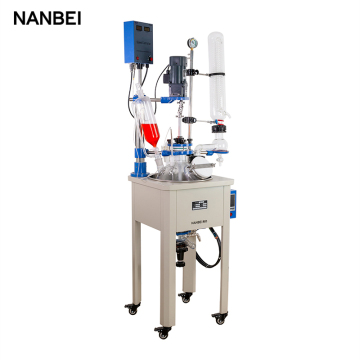 Laboratory Vacuum Reactor Chemical Stirred Glass Reactor