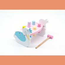 Vehículo de juguete de bloque de madera, bloque de madera juguete para niños pequeños