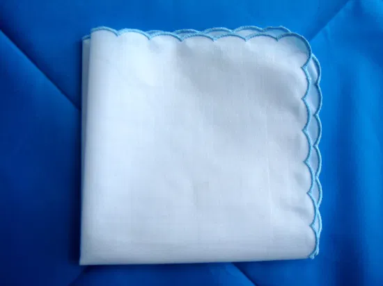 100% Cotton Embroidery Lace Handkerchief