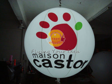 Reusable Attractive Inflatable Lighting Balloon With Full Digital Printing For Promotion