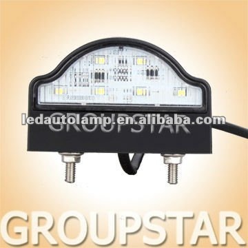 NEW style E4/EMC LED Truck Trailer Caravan License and No. plate Lamps