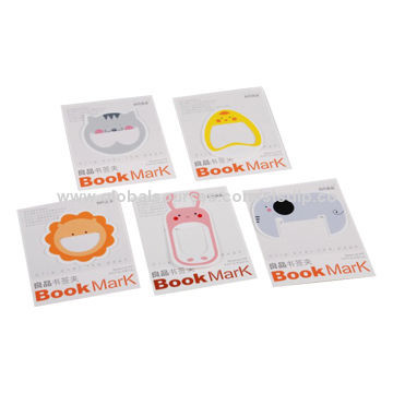 Plastic Bookmarks with Animal Pattern