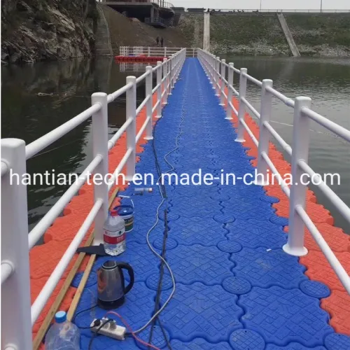 Ponte flutuante de plataforma de plataforma de água de polietileno