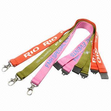 Promotional 7/8" Polyester Lanyards with Trigger Hook and Safe Break-away