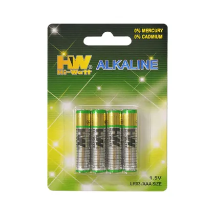 HW Alkaline AAA Battery LR03 Long Lasting