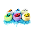 kids surprise car toys inside organic bath bombs