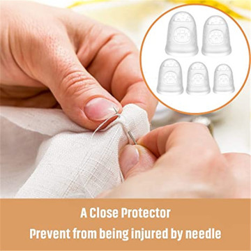 Protectores de dedos antideslizantes de silicona protectores de finger guitarra