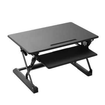 GSB12 Pre-Assembled Height Adjustable Desk: Sit to Stand Elevating Desktop Standing Desk Converter