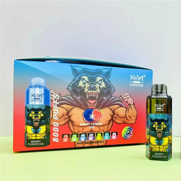 Melhor kit de vape descartável para R&amp;M Paradise 8000 Puffs