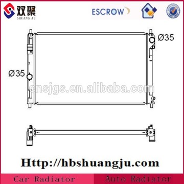 China Better Quality Auto Radiator Aluminum For Dodge
