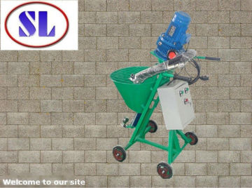 Cement mortar pu spray coating machines for construction project