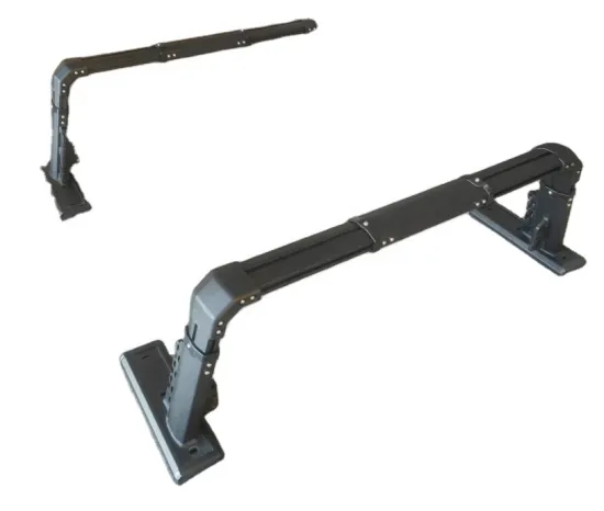 Black Sports Roll Bar for Toyota Tundra 2014-2020 with Luggage Side Box