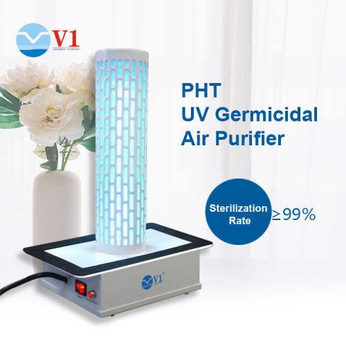 Dispositivo de esterilização de ar HVAC com duto de luz germicida de ar medicinal UVGI