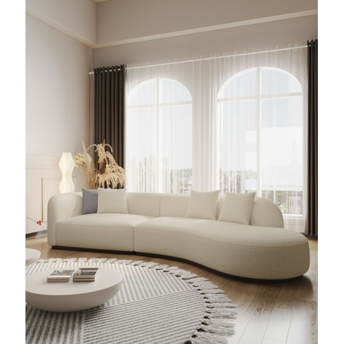 Диван-кровать в форме луны в стиле Instagram