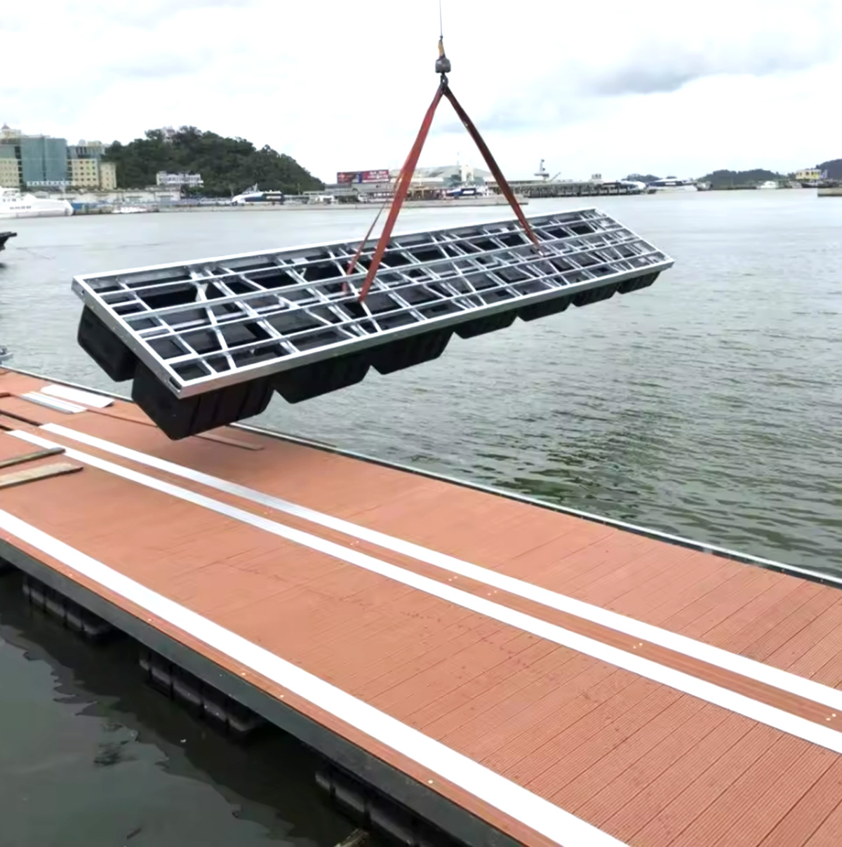 Aluminium profiile voor jachtmarina