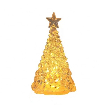 Mini Christmas Tree Transparent Night Light Decoration for Sale