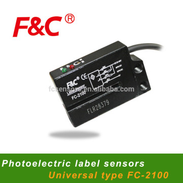 FC-2000 series photoelectric label sensors, Universal label sensing photo sensors