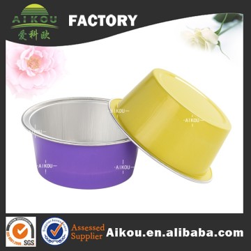 50ml mini aluminum foil baking cake box cheese box for kids