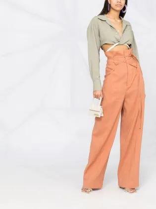 New Fashion High Waist Loose Women's Trousers