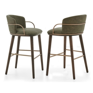 Velvet Bar Stool and Dining Chair Sets for Restaurants and Bars