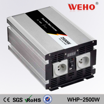 12v 24v 48v dc to ac 110v 220v 2500w pure sine wave power inverter