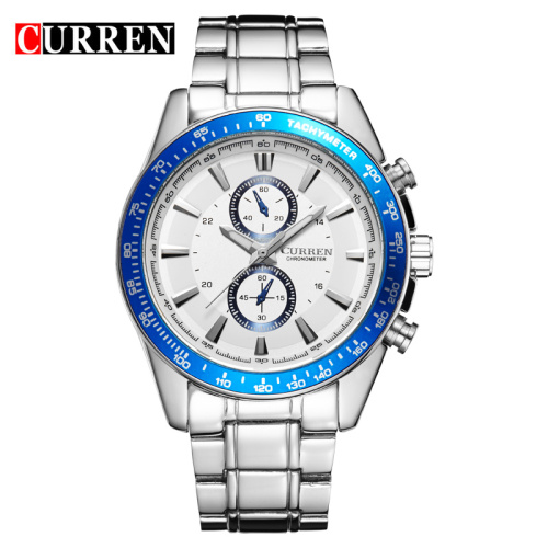 Stainless Steel Band Luxury Quartz Men Watches