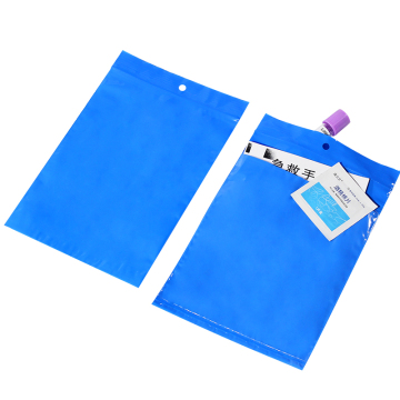 Airtight Clear Medicine LDPE Plastic Plastic a 4 sacchetti di campione per ospedali