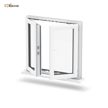 Top Selling Customizable French-Style UPVC Casement Windows
