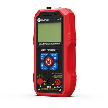 301 USB Rechargeable Smart LED Digital Multimeter for AC/DC Voltage and Current Testing