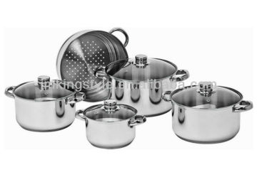 Glasss cover Stainless steel steamer cooker
