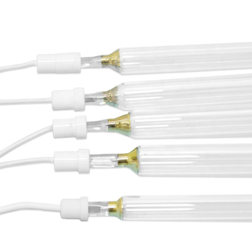 Heißverkauf billiger Preis Langlebige UV-Ozon-Härtungsquarzglasrohrlampe zum Beschichten von Trocknungsmaschinen