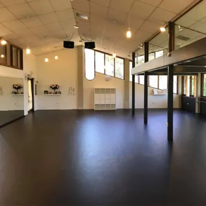 colorful dance studio flooring