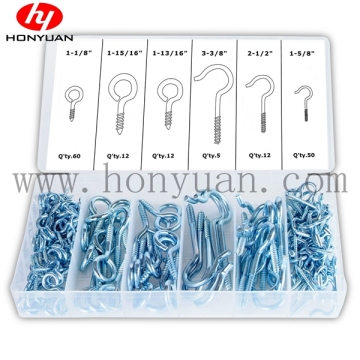 Eye Bolt and Eye Hook Assortment, 151-Piece