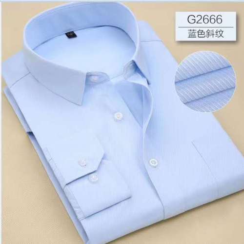 Mens cvc dobby fabric formal shirt