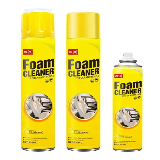 Multifunctional Foam Cleaner for Car Interior and Leather Seat Cleaning
