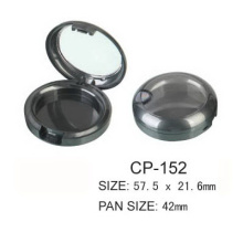 Round Cosmetic Compact With Clear Lid
