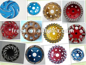 Diamond cup grinding wheels