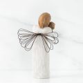 Willow Tree Angel of Friendship Figurine, Cream &amp; Brown,